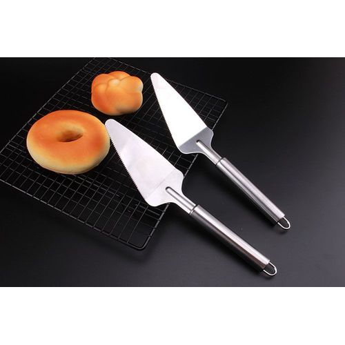 PC couteau occidental outils de cuisson gâteau Pizza | Pelle à fromage ou serveur de crème glacée couteau occidental outils de cuisson en acier inoxydable, diviseur tourneur PM 005