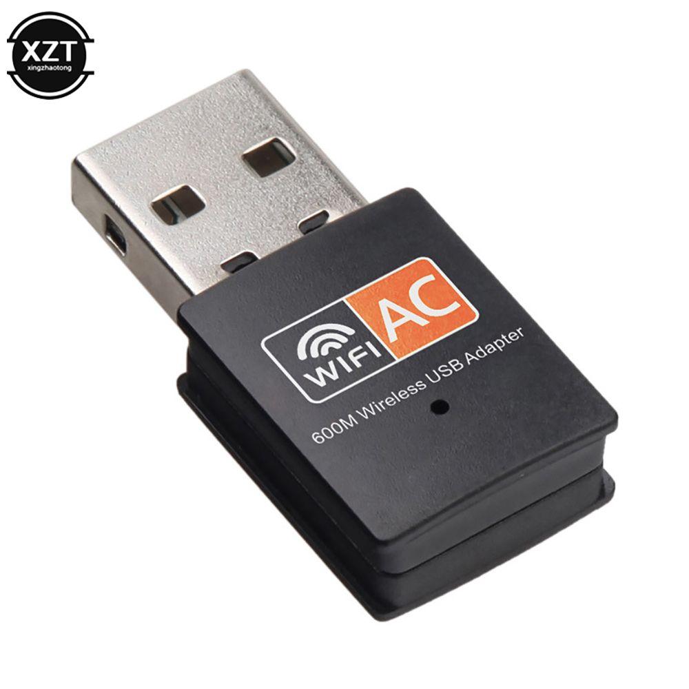 Clé WiFi USB Wireless Adaptateur 600Mbps Dongle 2.4/ 5GHz Double Bande  Antenne