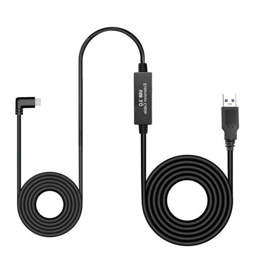 Câble d'extension USB type-a vers C de 5m de haute qualité, 5Gbps, pour lunettes Oculus Quest/Link/Quest2 VR