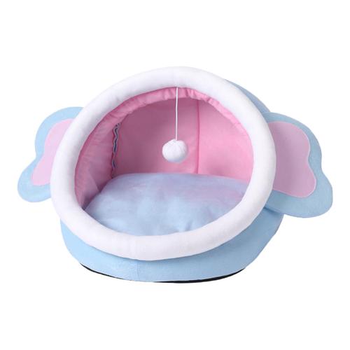 Lit Pour Chat, Chaton, Tente Pour Animaux Domestiques, Grotte Pour Intérieur, Peluche Douce Et Lavable, Antidérapante