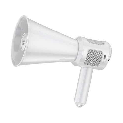 Mégaphone sans fil MP3 avec enregistreur vocal et sirène - INFACTORY - 30W - Bluetooth 5.1 - Portée 150m