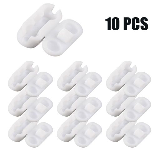 10/30/50pcs Stores Cordon Connecteur Rideau Chaîne Connecteur Rideau Romain Chaîne Perlée Cordon Connexion Clips D'extension De
