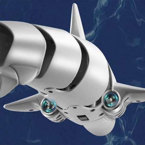 Mini Bateau De Requin Télécommandé 2.4g, Jouet Amusant Pour Enfants, Télécommande 5 Ch Avec Usb, Bateau De Poisson Électrique, Cadeau, 1 Pièce