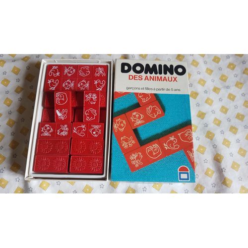 Domino Des Animaux "Edmond Dujardin" - En Bois