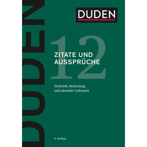 Duden - Zitate Und Aussprüche