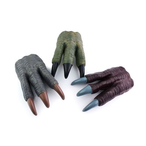 Gants Mains Griffe De Dinosaure Pour Enfants, 1 Pièce, Cosplay, Fête D'Halloween De Noël, Accessoires Fournitures, Jouet Tour