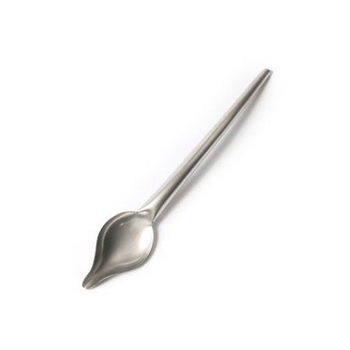 Mini Cuillère À Chocolat Portable De Grande Et Petite Taille, Cuillère À Dessert À Café, Pour Chef À Dessin, Cuillère De Décoration En Acier Inoxydable