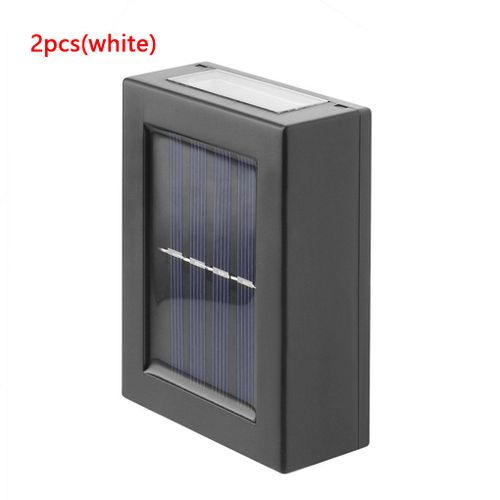 Lampe Murale Led Solaire À Économie D'énergie, 2 Pièces, Lampe De Nuit Ip65 Étanche, Lampe De Jardin Extérieure, Lampe D'escalier À Induction Intelligente Intérieure