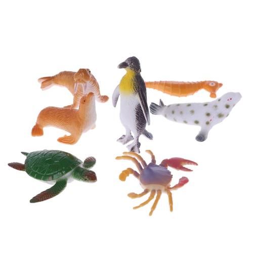 Jouets Animaux Marins, Nouveau Modèle 24 Pièces/Ensemble, Figurines, Dauphin, Tortue, Baleine, Animaux Marins