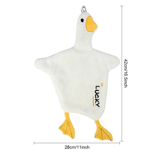 Serviette Absorbante En Forme De Canard, Adorables Animaux De Dessin Animé, Lavage Des Mains, Mouchoir, Chiffon Propre