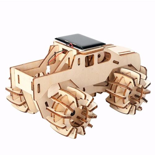Kit De Modèle De Voiture Solaire En Bois Pour Enfants De 8 À 12 Ans, Jouets Éducatifs En Science, À Monter Soi-Même