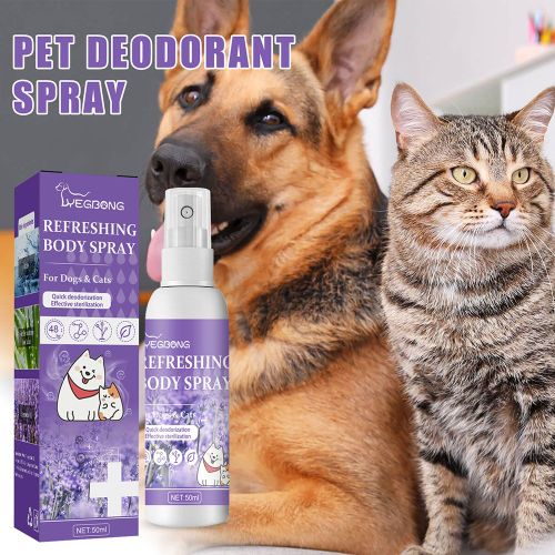 Spray Déodorant À L'huile De Lavande Pour Chiens, Pour Chiots, Chats, Chiens, Désodorisant, Longue Durée, Parfum, Élimine Les Odeurs, Air Frais