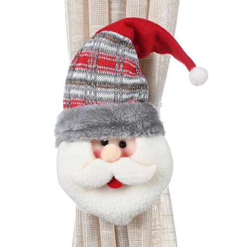 Boucle De Rideau En Bande De Caoutchouc, Nouvelle Décoration De Noël, De Festival, De Fête, De Fenêtre De Poupée, De Chambre À Coucher, De Crochet, Ornement De Pince