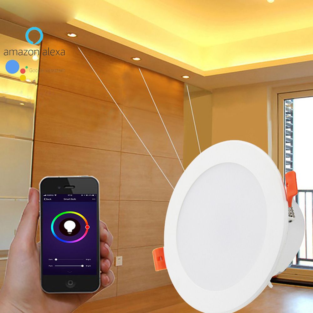 Plafonnier Led Intelligent Avec Commande Vocale Via Wi-Fi, L... - 2
