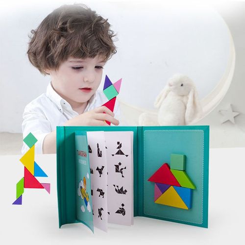 Puzzle magnétique 3D pour enfants, jeu de formation et d'apprentissage, montessori, éducatifs, en bois, new