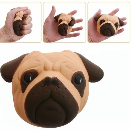 Squishies Tête De Chien Adorable, Squishies À Montée Lente, Fruits Parfumés Crème, Jouets À Presser, Gadgets Anti-Stress, Jouet Anti-Stress