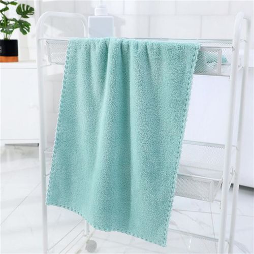Serviette En Microfibre Double Face En Velours De Corail, 30x60cm, Absorbe L'eau, Bain, Lavage De Voiture, Nettoyage, Salon, Natation, Camping