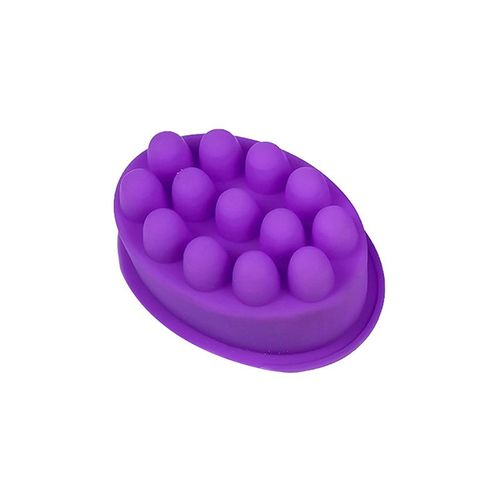 Moules À Savon En Silicone 3d Fait À La Main, Barre De Thérapie De Massage, Outils De Fabrication De Moules, Forme Ovale, Savon Aux Huiles Essentielles, Résine, Artisanat