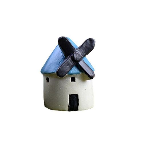 Moulin à vent Miniature 3cm, 10 pièces, décoration de jardin en résine, ornement artisanal Miniature, Micro moulin à vent, décoration de maison, paysage