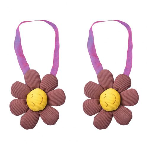 Sangles De Rideaux À Fleurs Adorables, 2 Pièces, Décoration De Fenêtre, Corde De Rideau, Bricolage Décoratif