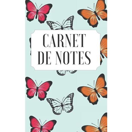 Carnet De Notes Papillons - 100 Pages Lignã©Es