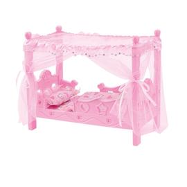 Lit superposé poupée, fraise rose 1: 12 Chambre d'enfants en bois Modèle de  mobilier miniature Accessoires de scène (style 1)