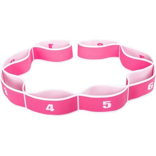 8 Boucles De Bande De Résistance Latine (Rose, Convient Pour 120 Cm) Pour Les Danseurs À Utiliser Pilates Pour Enfants Yoga Fitness Training Digital Stretching Band Elastic Dance Band