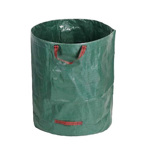Sac de jardin avec poignées(272 l - 1pièces) de transport - Sac à déchets de jardin pliable L - Poubelle pliante indéchirable pour feuilles et déchets verts