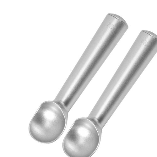 Lot De 2 Cuillères À Glace En Aluminium Avec Poignée Conductrice Unique Remplie De Liquide, Pelle Professionnelle Anti-Adhésive