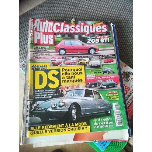 Auto Plus Classiques 7 De 2013 Peugeot 403-7 Confort,Simca Aronde 1300 Elysee,Renault 8 Major,Matra Bagheera,Austin Healey Sprite Mk1 Frogeye,Peugeot 205 Gti 1.6 Gti 105,Fiat 500r,500c,Alfasud Sprint