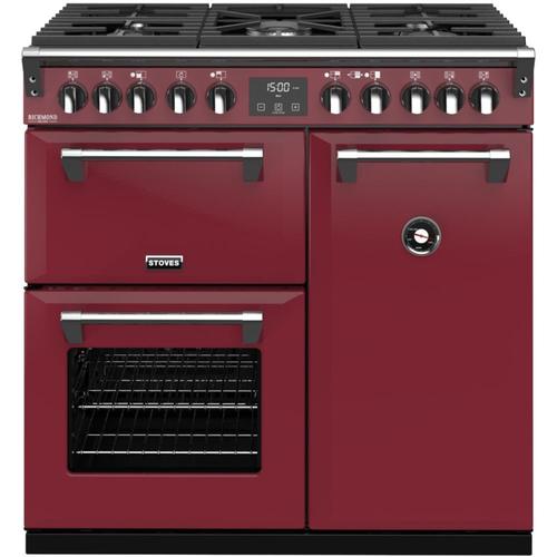 Piano de cuisson gaz STOVES RICHMOND DELUXE 90 DFT CHILI RED