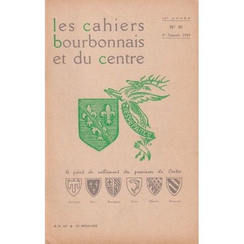Les Cahiers Bourbonnais N° 51