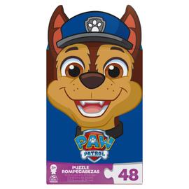 PAW Patrol SPIN MASTER GAMES - PUZZLE BOITE PERSONNAGE 48 PIECES CARTON  CHASE La Pat