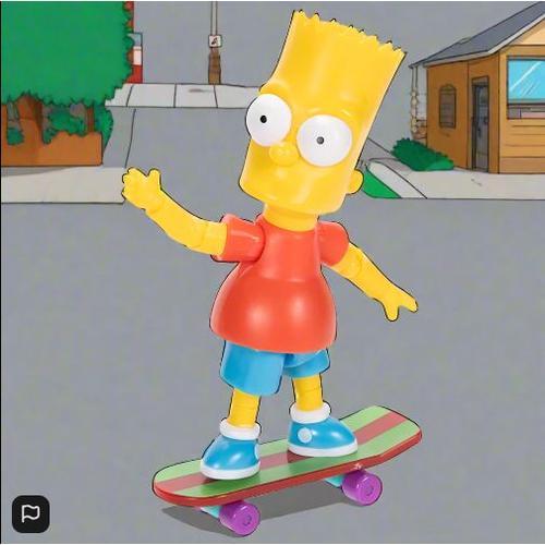 The Simpsons 9cm Bart Action Figure