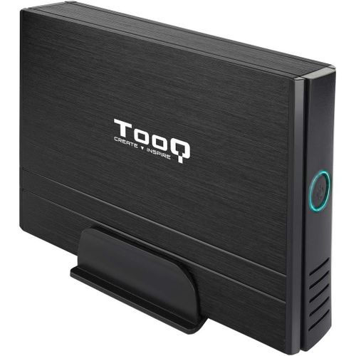 TQE-3520B Boîtier USB 2.0 pour disques durs 3,5"", SATA I/II/III, Noir