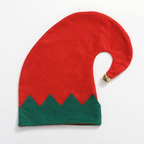 Chapeau De Lutin Composite En Velours Doré, Chapeau De Lutin Non Tissé Pour Adultes Et Enfants Chapeau De Noël