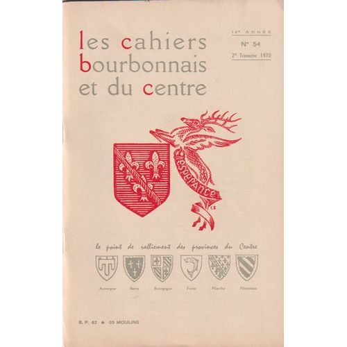 Les Cahiers Bourbonnais N° 54