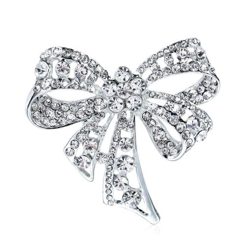 Broche Avec Diamants, Strass Arc Broche, Vêtements De Mode Pour Hommes Et Femmes, Cadeaux De Vacances