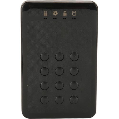 Disque Dur crypté, Disque Dur Portable sécurisé USB 3.0 3 to, Matériel D'accès par Mot de Passe SATA, Boîtier de Disque Dur Externe Portable crypté