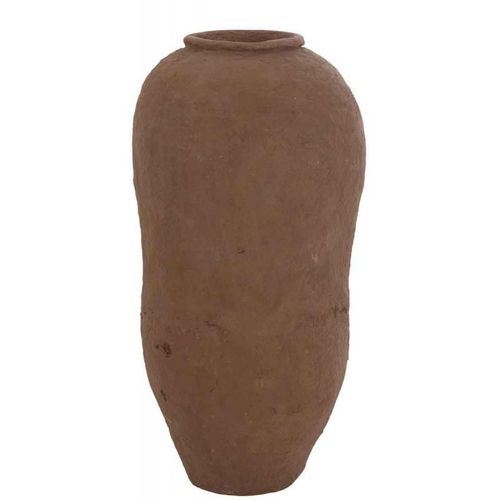 Paris Prix - Vase Design "papier Mâché" 96cm Marron