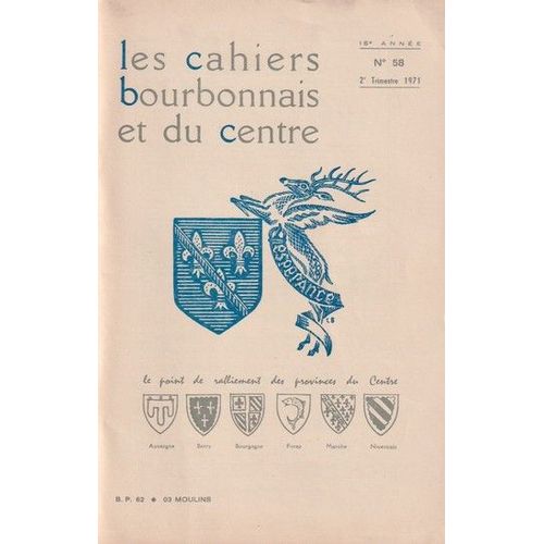 Les Cahiers Bourbonnais N° 58