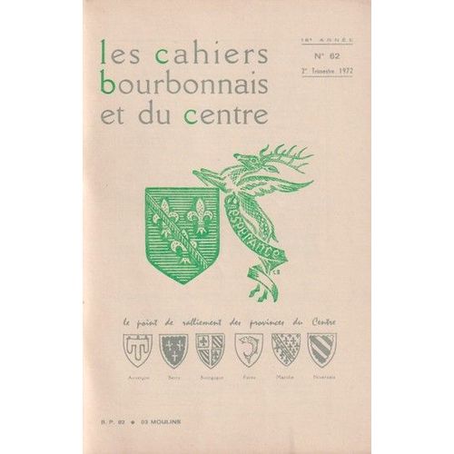 Les Cahiers Bourbonnais N° 62