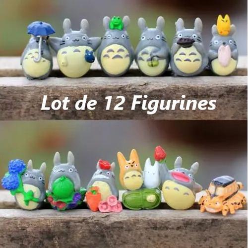 Mon Voisin Totoro - Ghibli - Assortiment De 12 Petites Figurines - Pvc