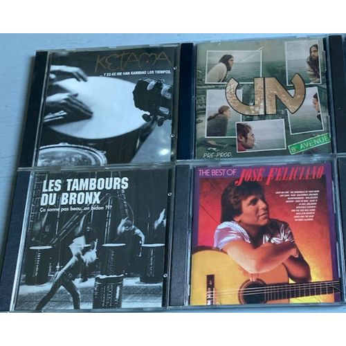9 Cd : The Velvet Underground-Free-Les Tambours Du Bronx-José Feliciano-Zita Swoon-Ketama-Un-Alejandro Escovedo-Buckwheat Zydeco.