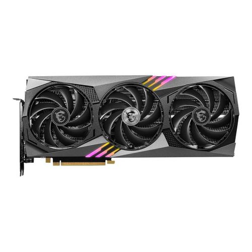MSI GeForce RTX 4070 GAMING X TRIO 12G - Carte graphique - GeForce RTX 4070 - 12 Go GDDR6X - PCIe 4.0 - HDMI, 3 x DisplayPort - boîte