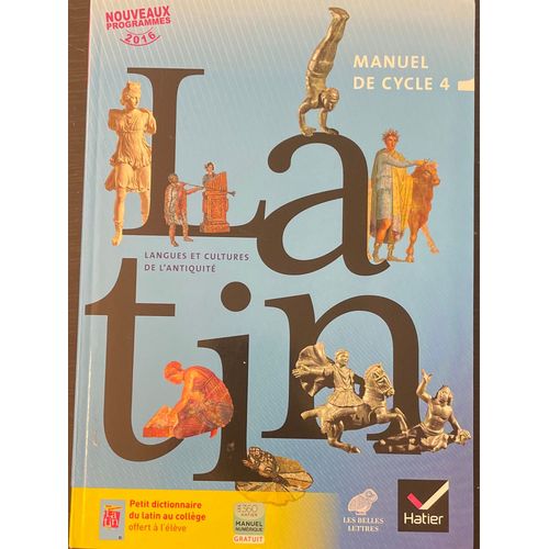 Latin Manuel Cycle 4 Nouveau Programme 2016 Hatier
