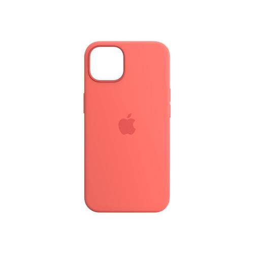 Coque en silicone avec MagSafe pour iPhone 13 - Rose craie - Apple (BE)