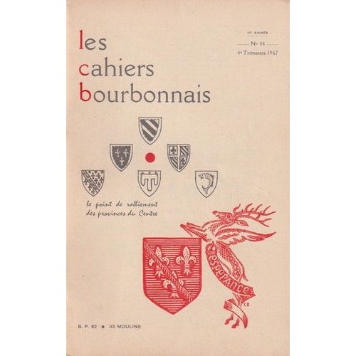Les Cahiers Bourbonnais N° 44