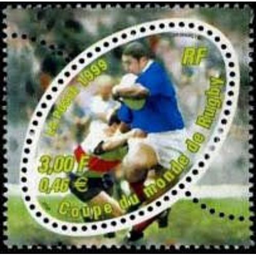 Sport : Coupe Du Monde De Rugby (Plaquage) Année 1999 N° 3280 Yvert Et Tellier Luxe