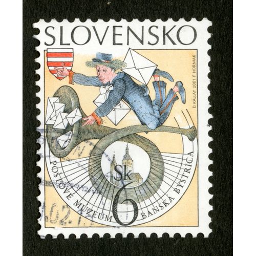 Timbre Oblitéré Slovensko, Postove Muzeum Banska Bystrica, Sk 6